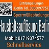 80 Euro Wohnungsentrümpelung Wohnungsauflösung sofort Haushaltsauflösung