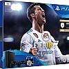 PlayStation 4 - Konsole (1TB, schwarz, slim) inkl. FIFA 18 + 2 DualShock Controller