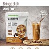 Protein-Eis-Kaffee - Latte Macchiato Mokka zum Dessert, liebe Damen!