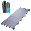 Yahill® Ultralight Campingbett Feldbett (180*58*10cm or 190.5*70*17cm), Oder Zelt Bett Ersatz Aluminiumlegierung für Indoor Outdoor Camping Wandern Angeln (G