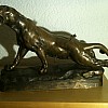 Charles Valton Bronzeskulptur