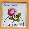 1. Porzellanbriefmarke der Welt Gestempelt.