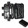 HMMJ 10 in 1 Außen Survival Kit Selbsthilfe Set SOS Notfall Box Sport Camping Wandern Werkzeuge