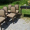 5 Sessel 1 Tisch