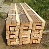 Eckprofilen aus gehackten Brettern - Dekorelement / ALtholz - ALLDECO