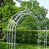 Rosenbogen HOLLAND Lilie-Spitze oder Rund Pergola Gartendeko Torbogen Kletterhilfe