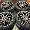 4 x Rotiform RSE anthrazit 8.5x19" 5/112 ET 45 Continental 225/35 R19 Sommer 88 Y