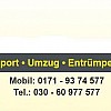 Direkt Möbeltaxi an diesem Samstag oder diesem Sonntag. 