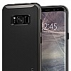 Samsung Galaxy S8 Hülle, Spigen® [Neo Hybrid] Doppelschichter Schutz [Gunmetal] 2-teilige Premium Handyhülle Schwarz Silikon TPU Schale + PC Farbenrahmen Dua