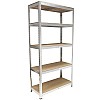 Grafner® Schwerlastregal 5 Ebenen Werkstattregal 1,72m Kellerregal Steckregal bis 375 kg