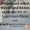 Die fugenlose Fliese