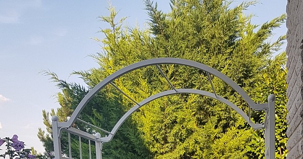 Rosenbogen mit Tür Classic Garden Torbogen Rosenbögen mit Tor